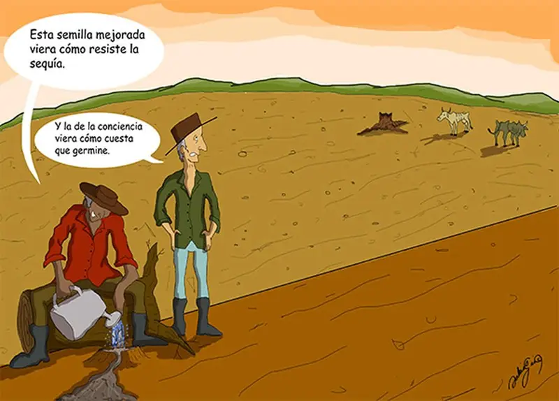 Sequía - Caricatura - 16/06/14