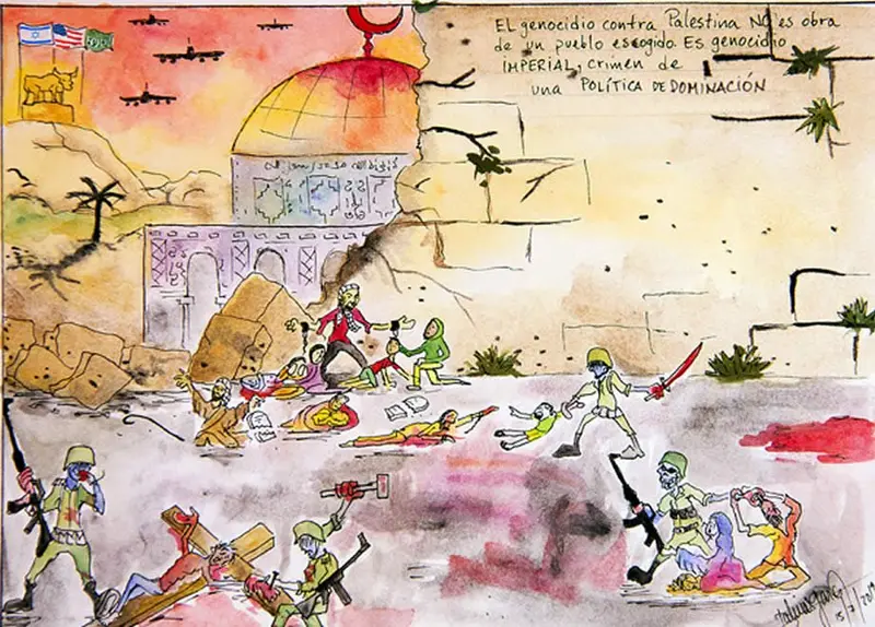 Palestina resiste - Caricatura - 21/07/14