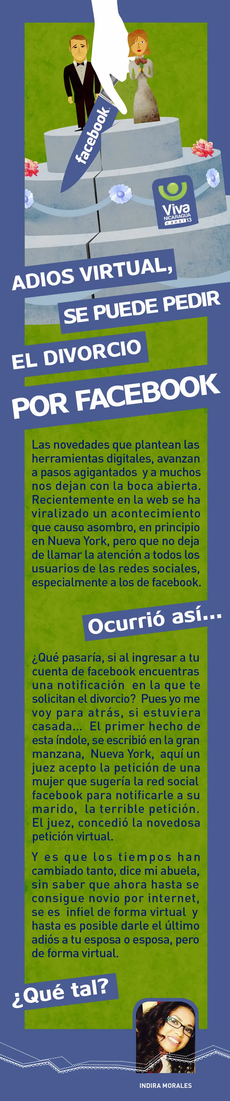 Se puede pedir divorcio por Facebook