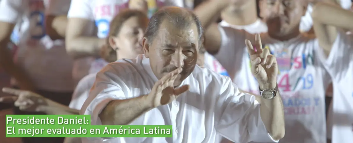 Presidente Daniel, el mejor evaluado en América Latina
