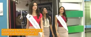 Candidatas a Miss Nicaragua 2016 visitan Viva Nicaragua Canal 13
