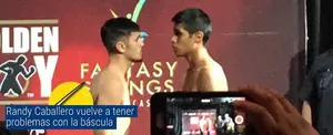 Randy Caballero vuelve a tener problemas con la báscula