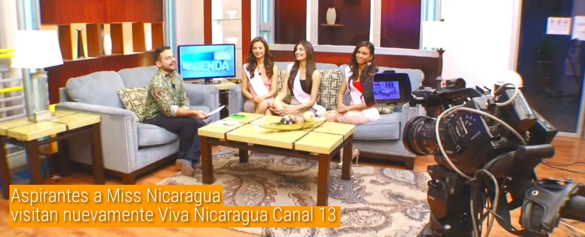 Aspirantes a Miss Nicaragua visitan nuevamente Viva Nicaragua Canal 13