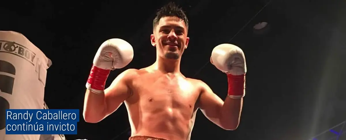 Randy Caballero continúa invicto