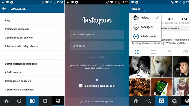 Instagram ahora te permite ingresar a más de una cuenta
