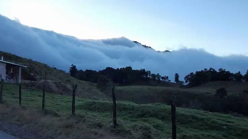 Informan que está nevando en Honduras