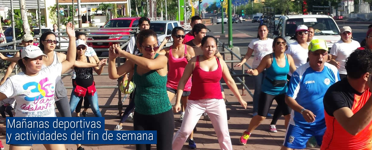 Mañanas deportivas y actividades del fin de semana