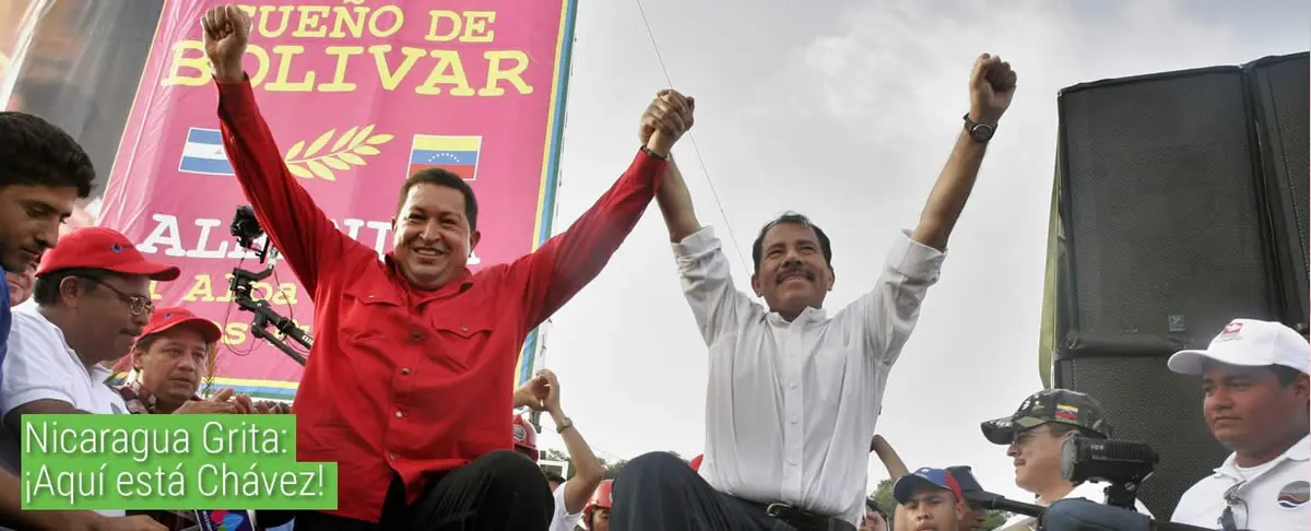 Nicaragua Grita: ¡Aquí está Chávez!