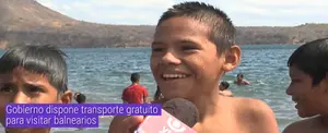 Gobierno dispone transporte gratuito para visitar balnearios