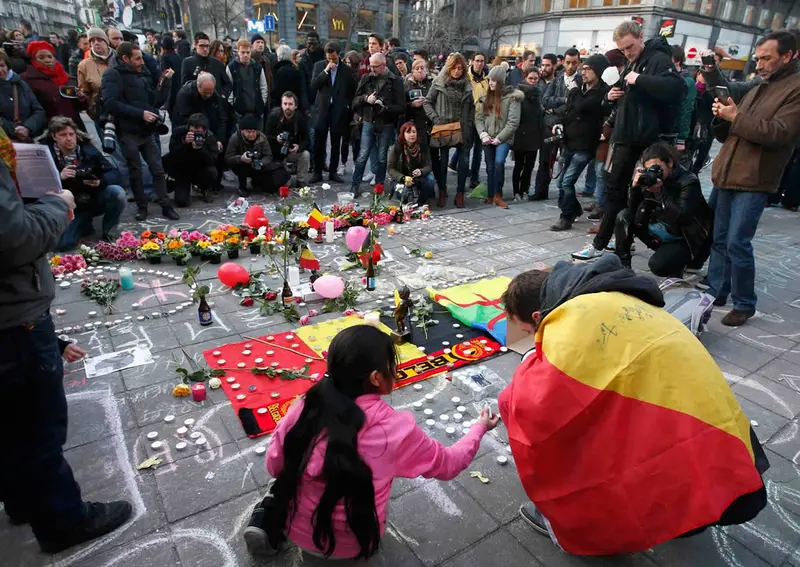 Bélgica homenajea a las víctimas de los atentados terroristas