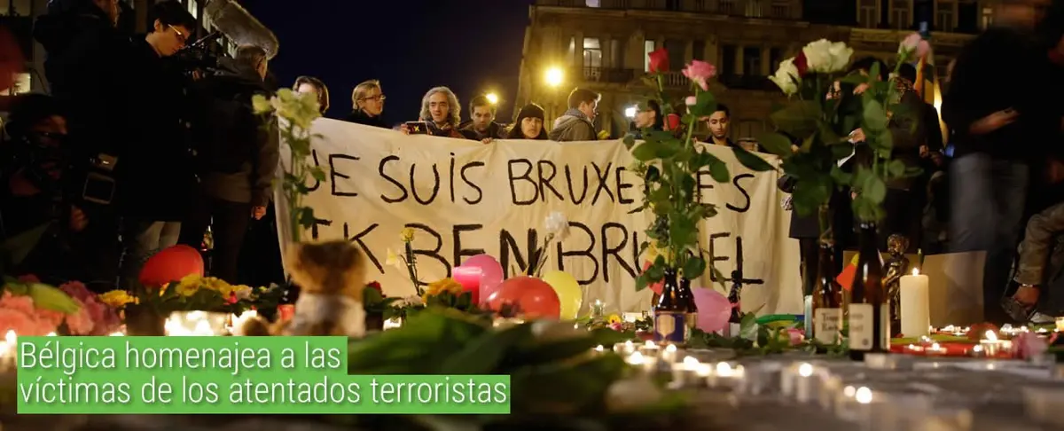 Bélgica homenajea a las víctimas de los atentados terroristas (+Fotos)
