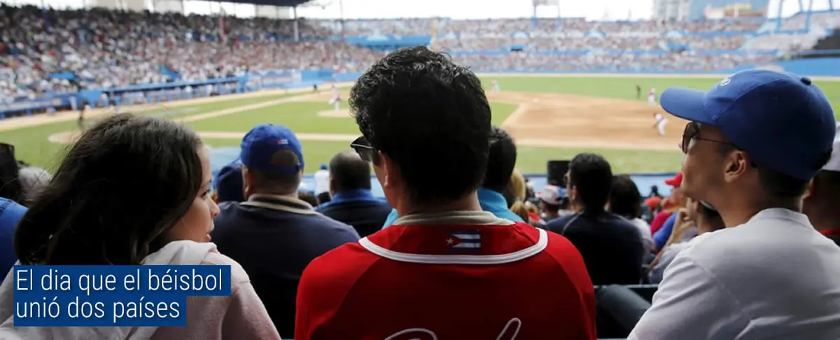 El dia que el béisbol unió dos países