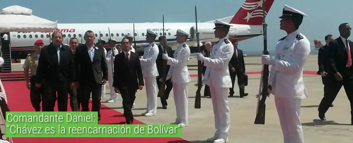 Comandante Daniel: “Chávez es la reencarnación de Bolívar”