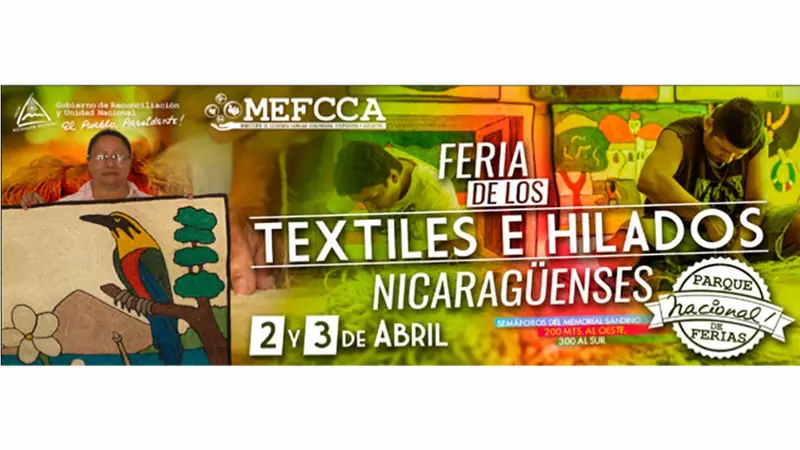 Feria de los Textiles e Hilados Nicaragüenses a desarrollarse en Parque Nacional de Ferias