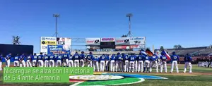 Nicaragua consigue su primera victoria en el Preclásico Mundial de Béisbol
