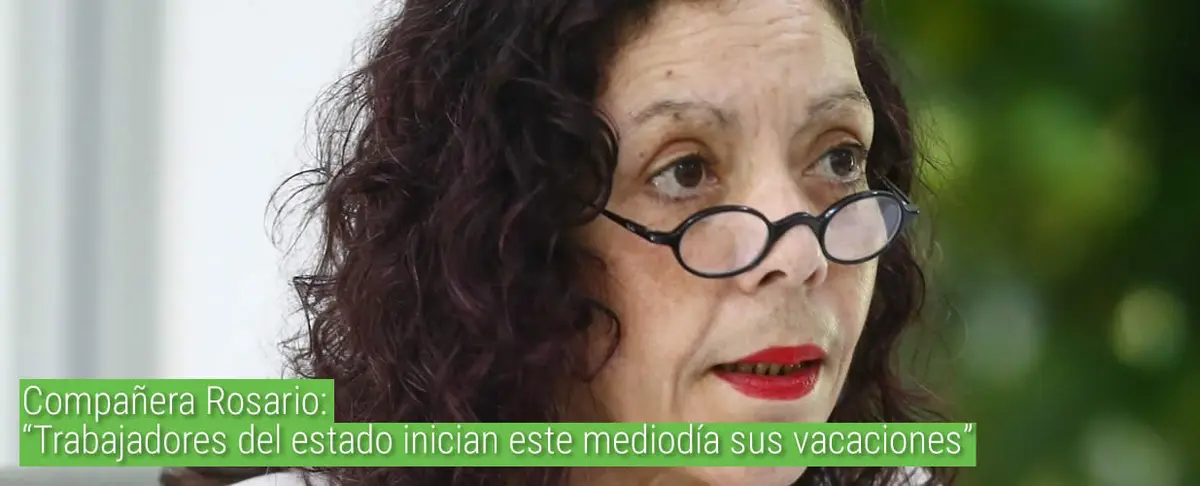 Compañera Rosario: “Trabajadores del estado inician este mediodía sus vacaciones”