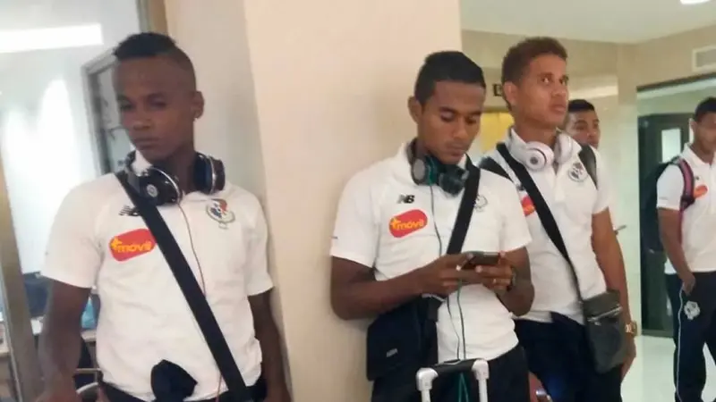 Selección de Futbol de Panamá llego a Nicaragua