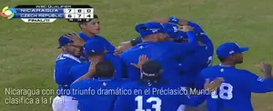 Nicaragua con otro triunfo dramático en el Préclasico Mundial