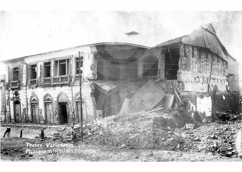 Managua, de rodillas ante la naturaleza: 31 de marzo de 1931