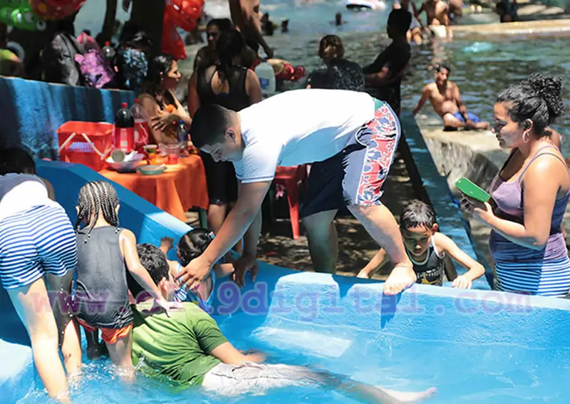 Familias disfrutan el fin de semana en El Trapiche y Trapichito