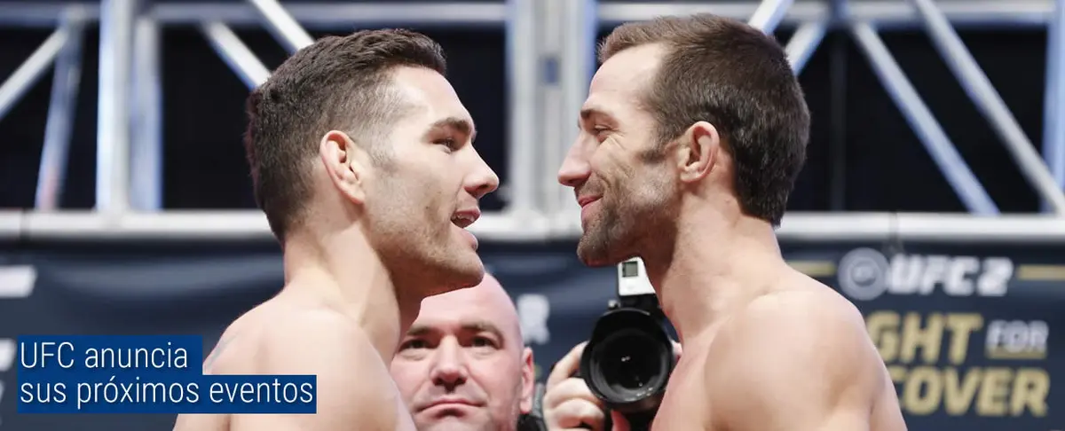UFC anuncia sus próximos eventos