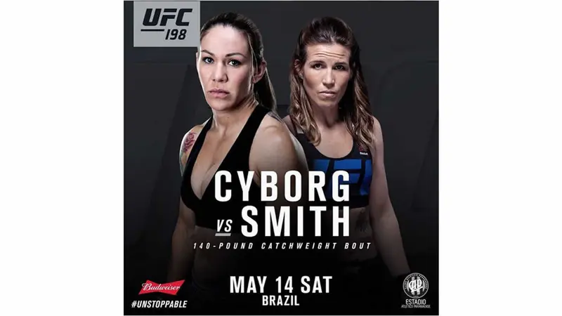 Cyborg se une a Cartelera llena de estrellas Brasileñas UFC 198