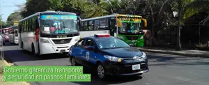 Gobierno garantiza transporte y seguridad en paseos familiares