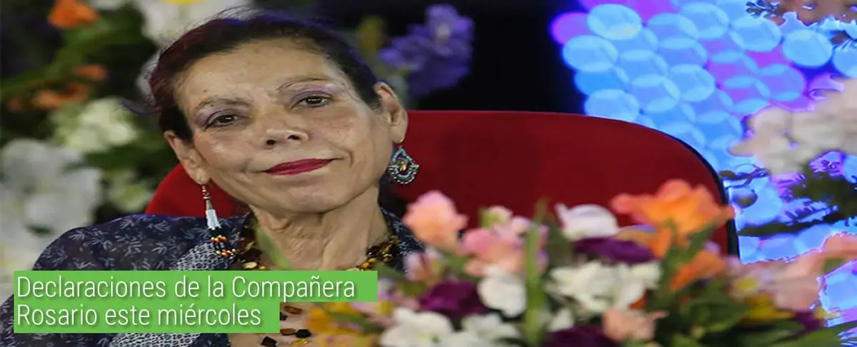 Declaraciones de la Compañera Rosario este Miércoles Santo