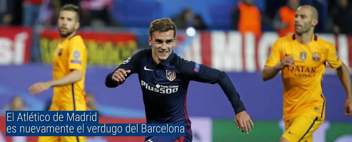 El Atlético de Madrid es nuevamente el verdugo del Barcelona