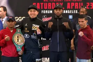 Conferencia de prensa de Román “Chocolatito” González