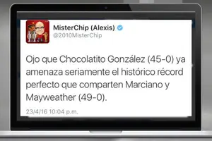 Román “Chocolatito” González también se impuso en las redes sociales