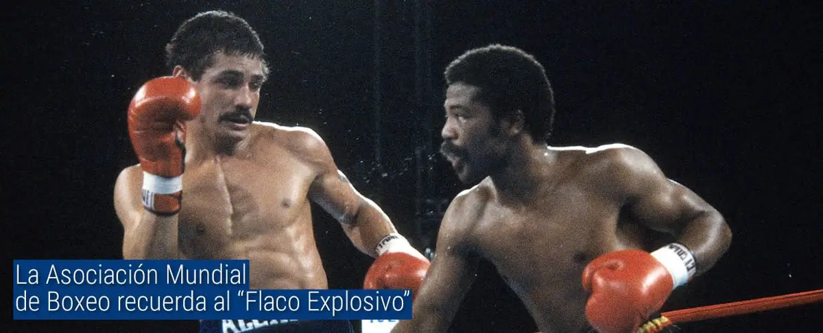 La Asociación Mundial de Boxeo recuerda al “Flaco Explosivo”