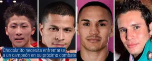 Chocolatito necesita enfrentarse a un campeón en su próximo combate