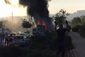 Al menos 20 heridos tras una fuerte explosión en un bus en Jerusalén