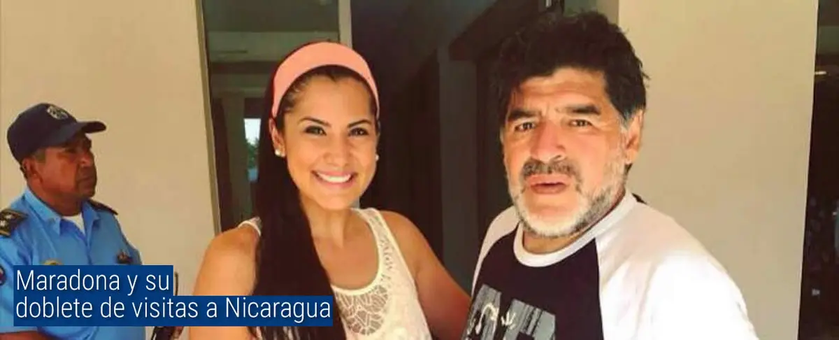 Maradona y su doblete de visitas a Nicaragua