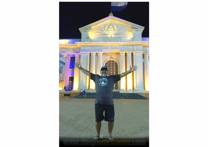 Maradona y su doblete de visitas a Nicaragua