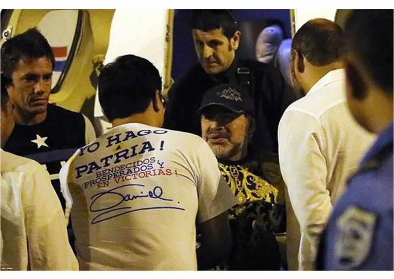Maradona y su doblete de visitas a Nicaragua