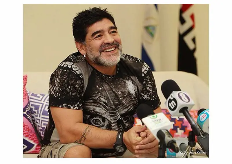 Maradona y su doblete de visitas a Nicaragua