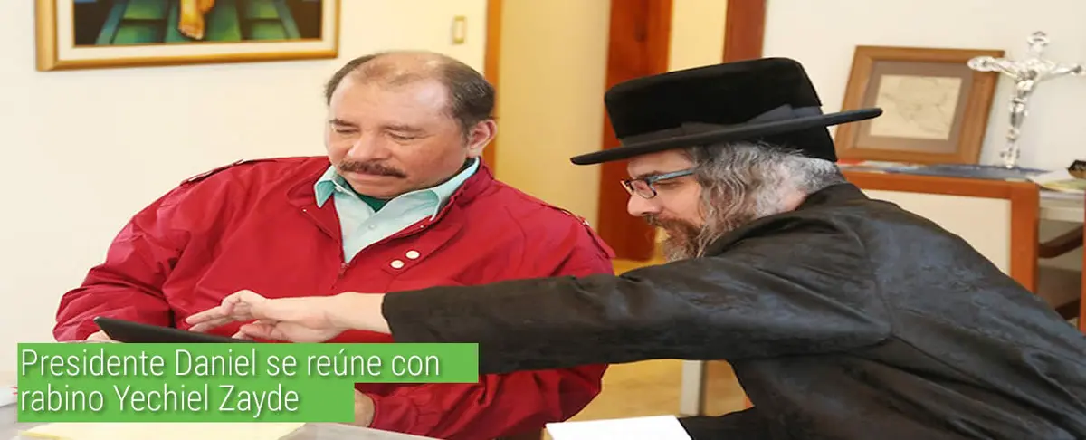 Presidente Daniel se reúne con rabino Yechiel Zayde