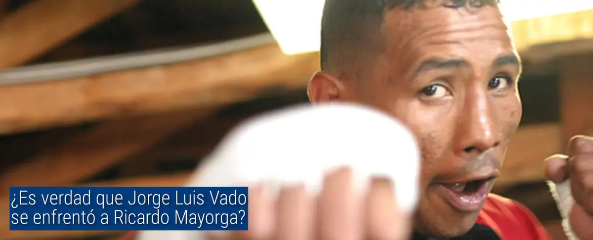 ¿Es verdad que Jorge Luis Vado se enfrentó a Ricardo Mayorga?