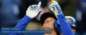 Así fue el segundo jonrón de Cheslor Cuthbert en Grandes Ligas
