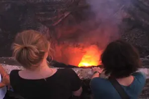 Lago de Lava cautiva a turistas