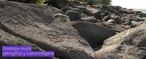Ometepe revela petroglifos y cueva indígena