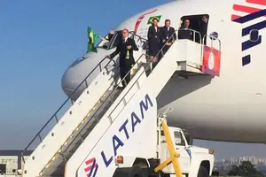 La llama olímpica llega a Brasil