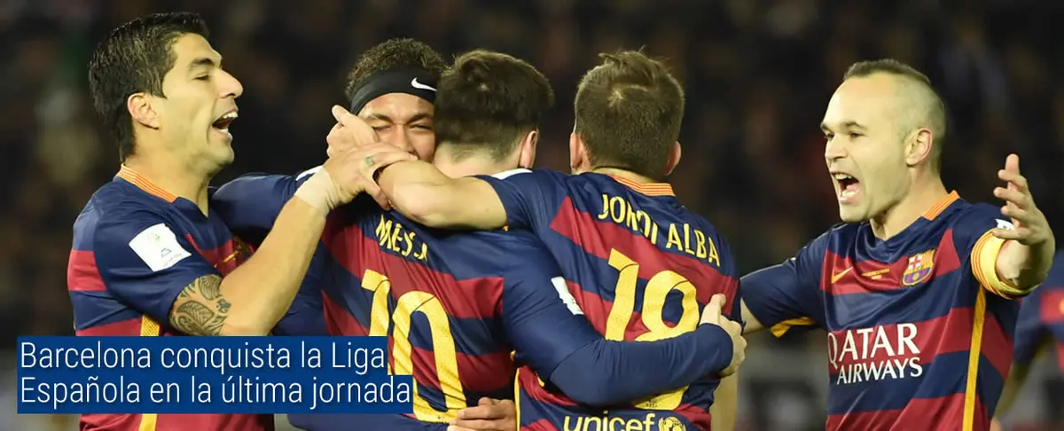 Barcelona conquista la Liga Española en la última jornada