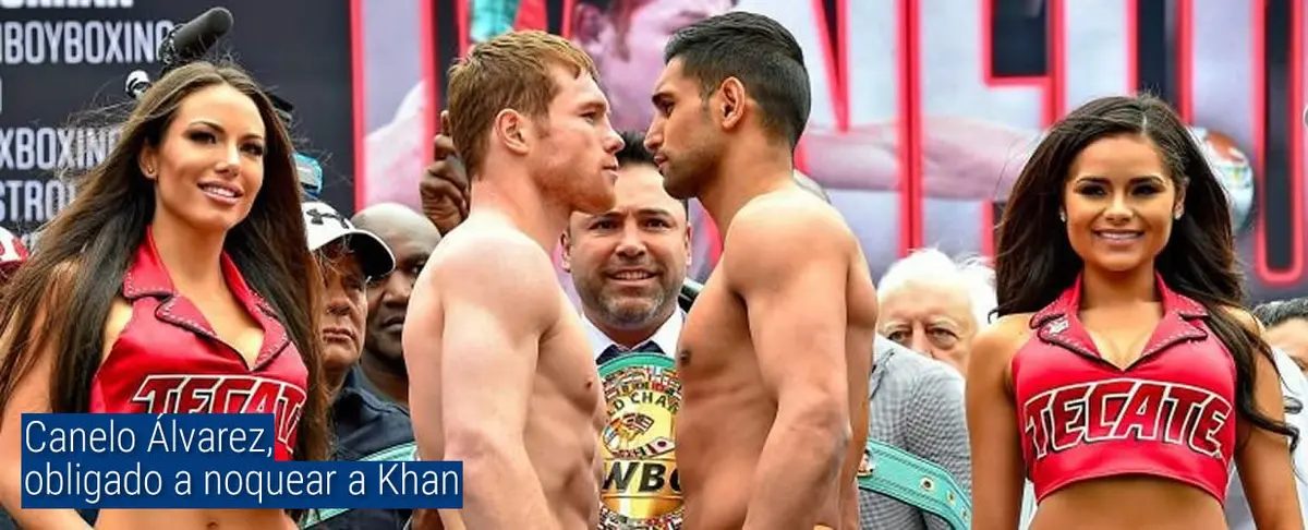 Canelo Álvarez, obligado a noquear a Khan