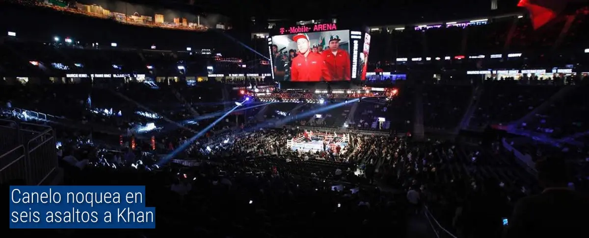 Canelo noquea en seis asaltos a Khan