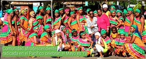 Comunidad afrodescendiente radicada en el Pacífico celebran el Mayo es Ya