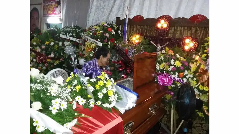 Familia Sandinista acompaña vela de la Compañera Esmilda Bravo, Alcaldesa de San Lorenzo