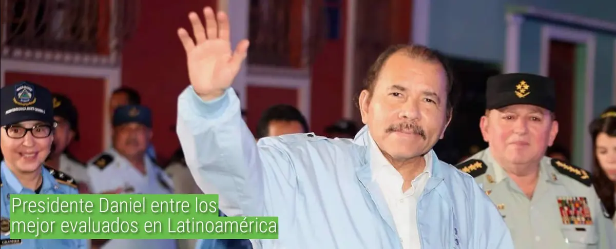 Presidente Daniel entre los mejor evaluados en Latinoamérica